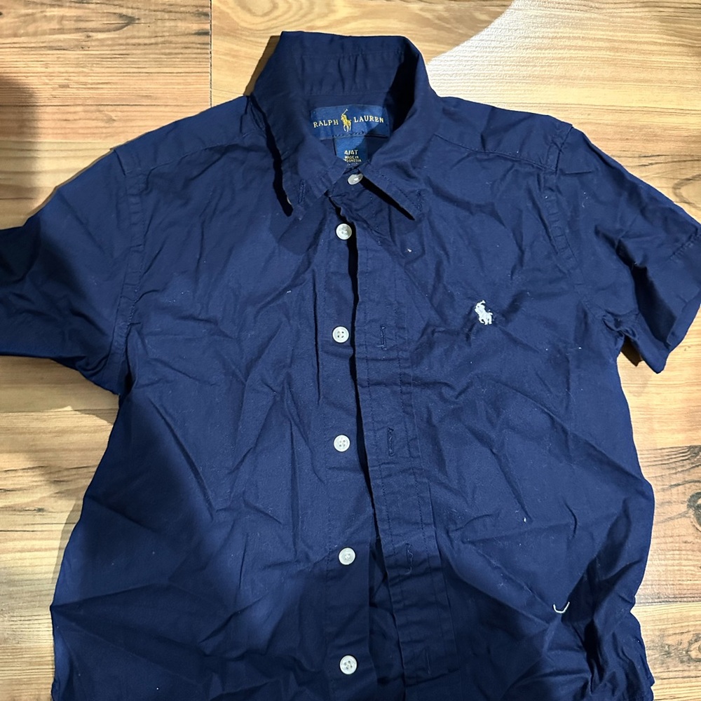 Ralph Lauren Men's Dark Blue Casual Shirt